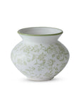 Green Stamped Vase