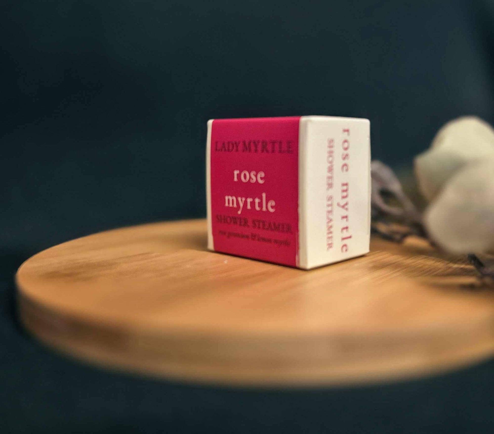 Rose Myrtle - aromatherapy shower steamer - essential oils
