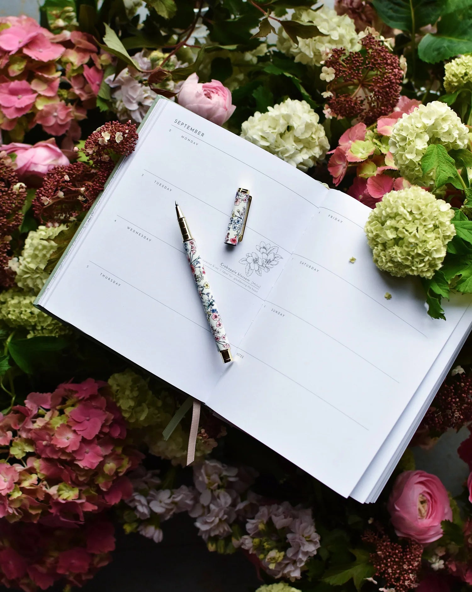 Floral Rollerball Pen