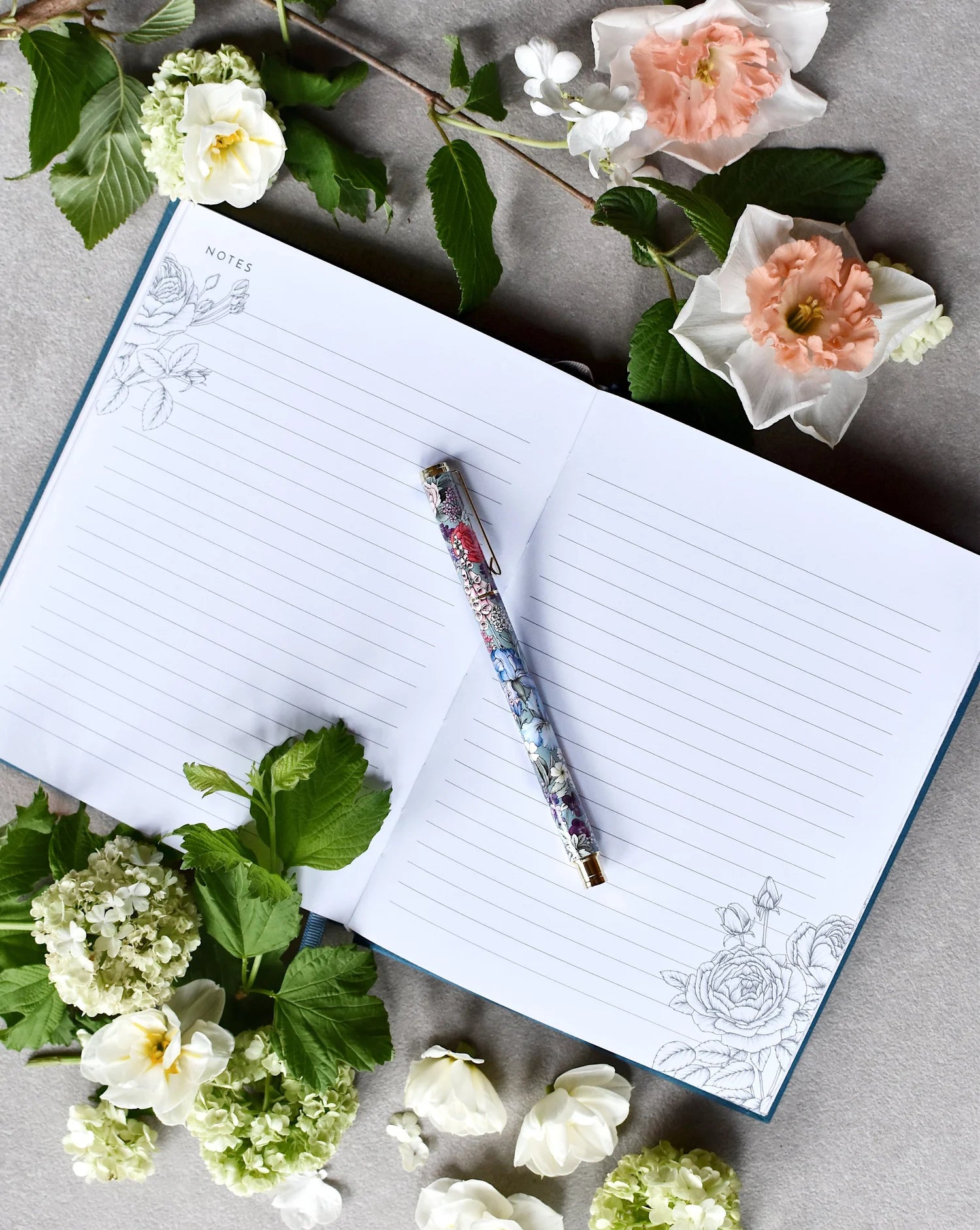 Floral Rollerball Pen