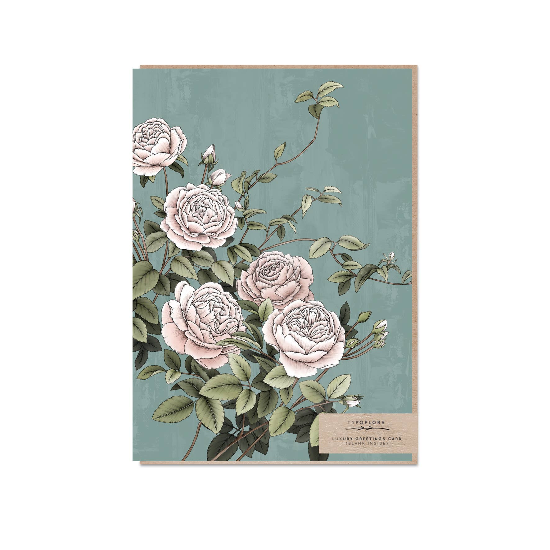 Typofloral Greeting Cards
