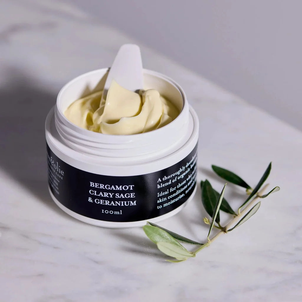 Olieve Body Butter 100ml - Bergamot, Clary Sage &amp; Geranium
