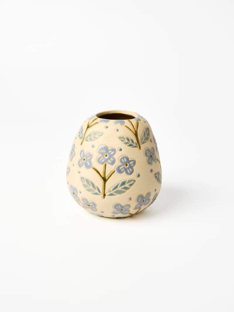 Pollen Vase Blue Floret