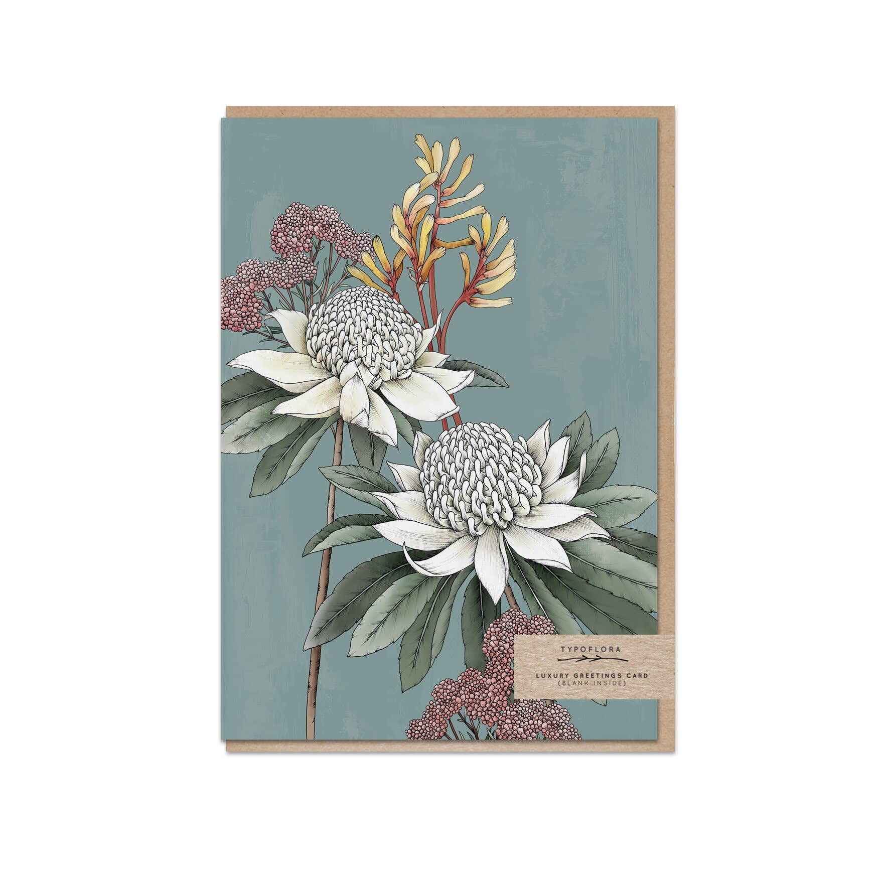 typoflora greeting cards, sunshine coast flower shop, buds on b, flower shop sunshine coast 