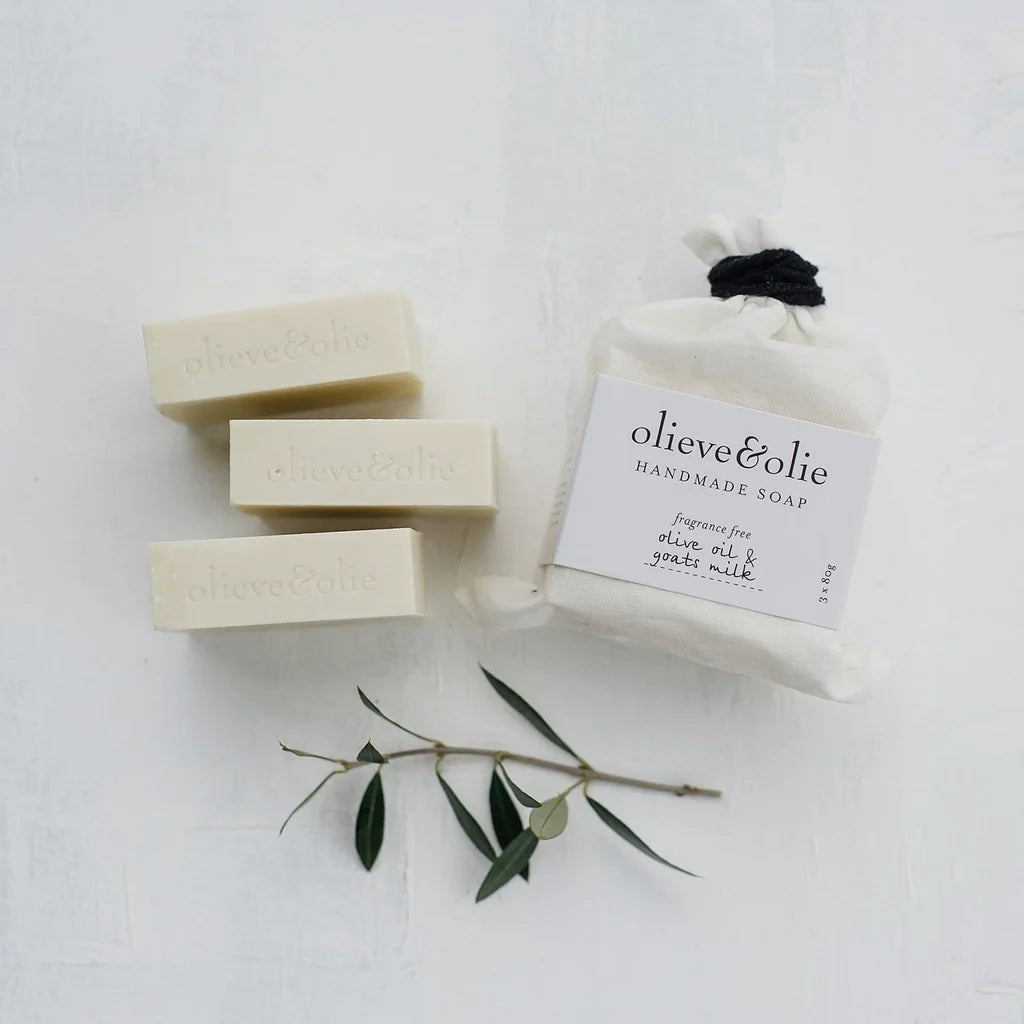 Olieve Hand Made Bar Soap - Goat Milk &amp; Olive Oil